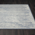 LUXE WEAVERS Blue 6x9 Geometric Area Rug