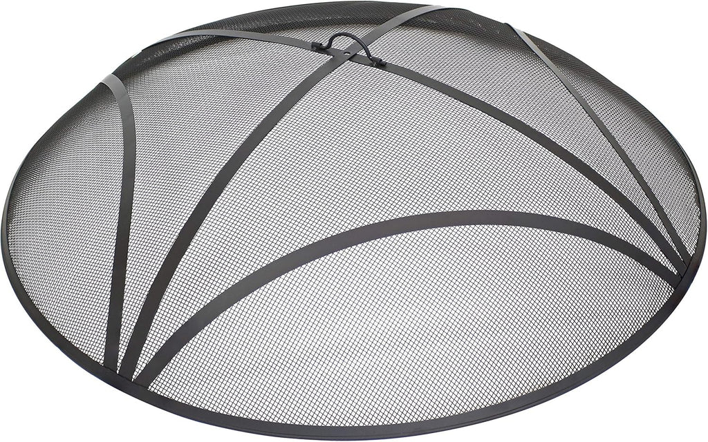 Sunnydaze Outdoor Round Fire Pit Screen, Reinforced Steel Mesh, 36-Inch