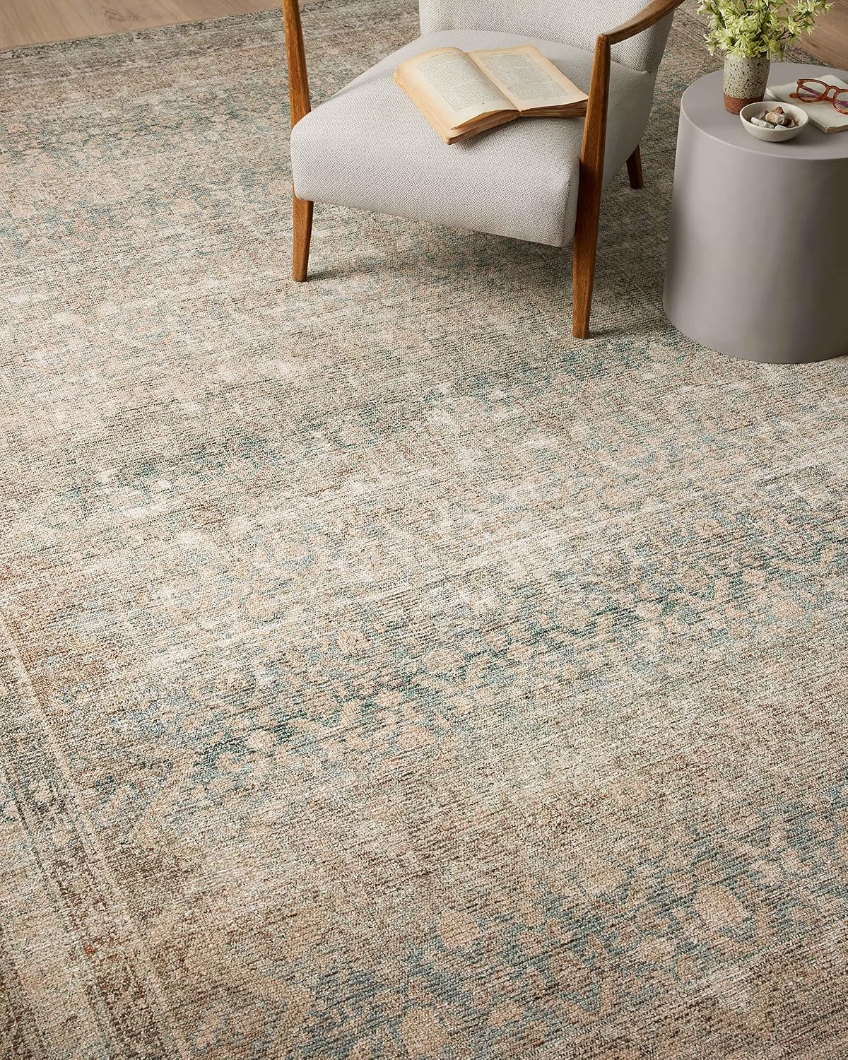 Loloi Angela Rose Aubrey Jade/Natural 2'-3" x 3'-9" Accent Rug
