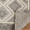 SAFAVIEH Vermont Collection Runner Rug - 2'3" x 8', Grey & Ivory, Handmade Wool & Cotton, Ideal for High Traffic Areas in Living Room, Bedroom (VRM212C)