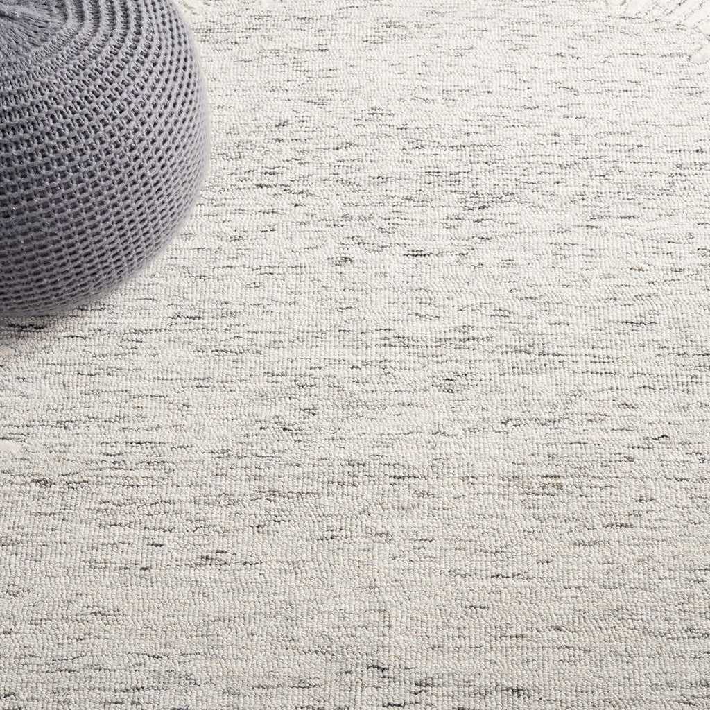 SAFAVIEH Abstract Collection Area Rug - 11' x 15', Grey & Ivory, Handmade Wool, Ideal for The Living Room, Dining, Bedroom (ABT478F)