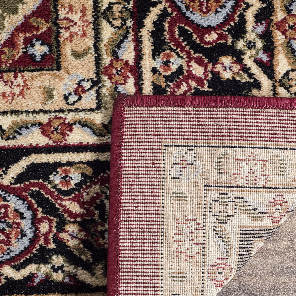 SAFAVIEH Lyndhurst Collection X-Large Area Rug - 12' x 18', Red & Black, Traditional Oriental Design, Non-Shedding & Easy Care, Ideal for High Traffic Areas in Living Room, Bedroom (LNH330B)
