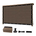 10' X 20' 90% Sun Shade Cloth Outdoor Patio Mocha Pergola Shades Cover Privacy Screen UV Block Porch Screens Canopy for Patio Outside Outdoor