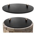 1MORE Fire Pit Lid Round 34"w/Handles,Firepit Cover,All-season Protective