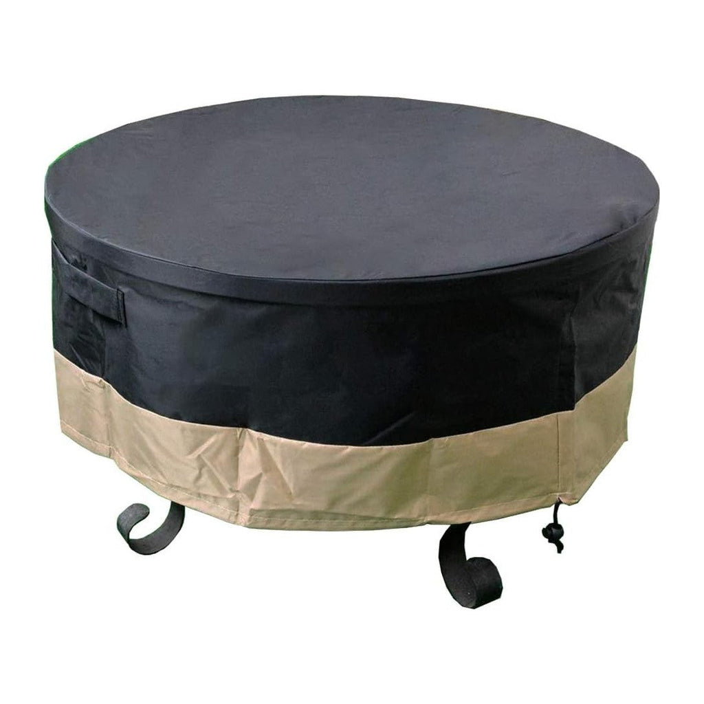 60” Heavy Duty Round Fire Pit/Table Cover,All weather Resistant, 60"DX24"H