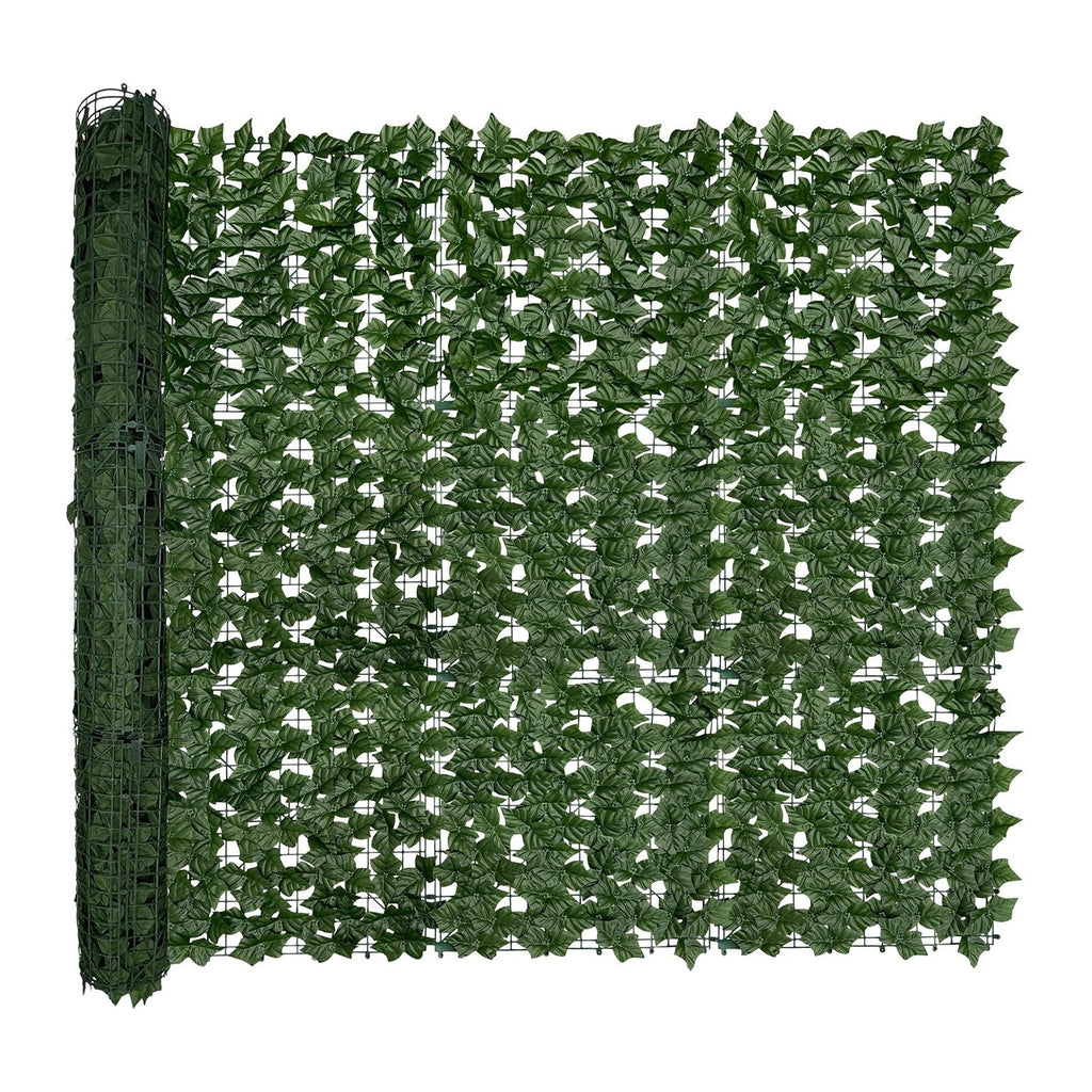 60"x128" (53.5 Sqft), Artificial Ivy Vine Privacy Fence Screen Roll