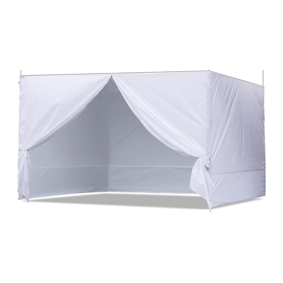 ABCCANOPY Canopy Side Wall Set 10x10,4 Walls Only No Frame and Top White