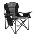 ALPHA CAMP Oversized Fully Padded Camping Chairs with Lumbar Support
