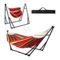 ANYOO 2-in-1 Hammock & Chair Stand with Collapsible Steel Frame & Carry Bag