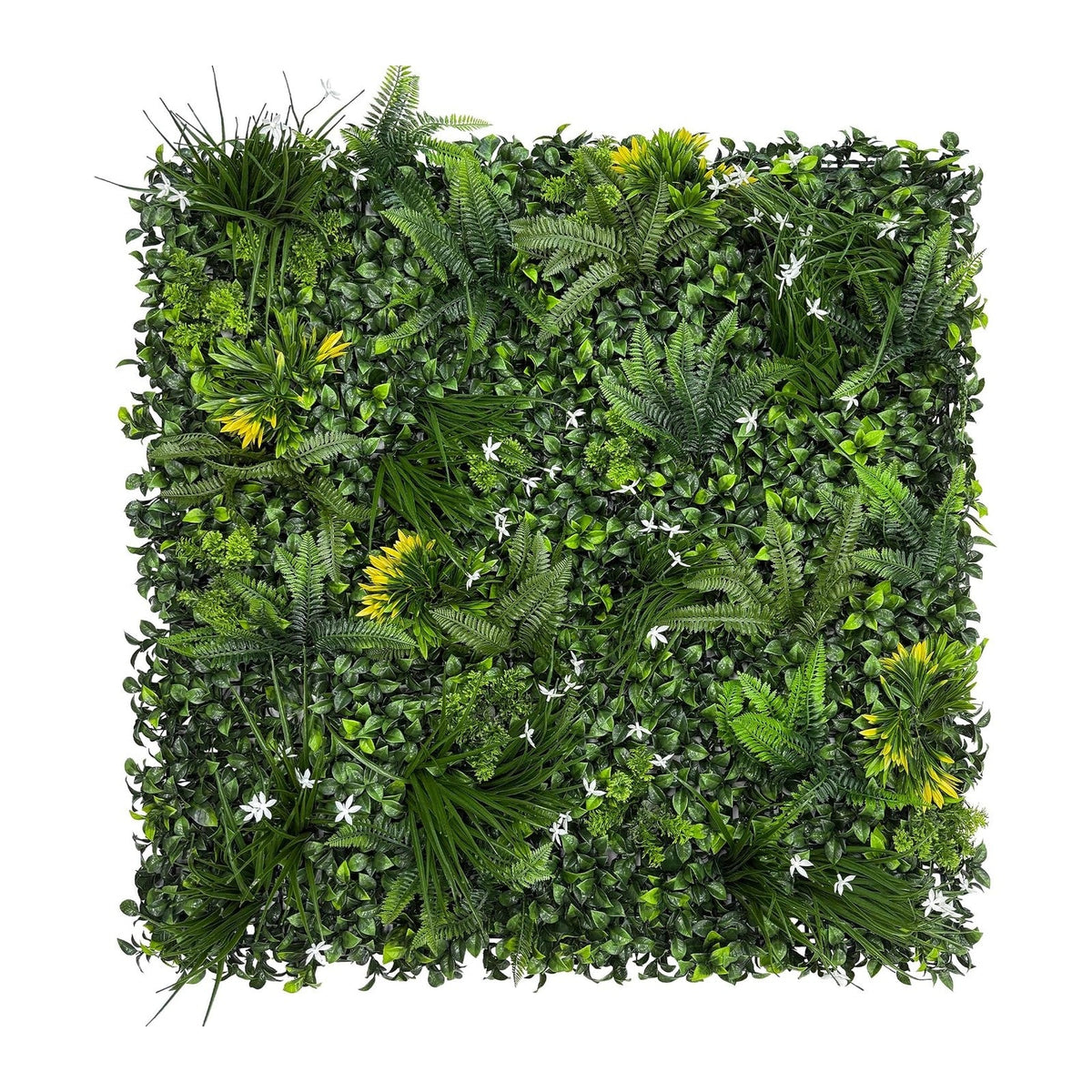 Artificial Grass Wall Boxwood Panels: 20"x20"(8P) UV Resistant