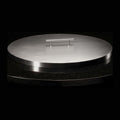 Celestial Fire Pit Cover for 19” Round Burner Pan (22" Actual Size), Stainless Steel