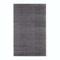 Dash & Albert Herringbone Black/Ivory Indoor/Outdoor Rug, 7'6"x9'6"