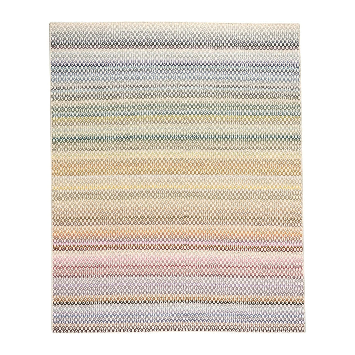 Dash & Albert Poppy Multicolor Geometric Handwoven Wool Rug, 7'6"x9'6"