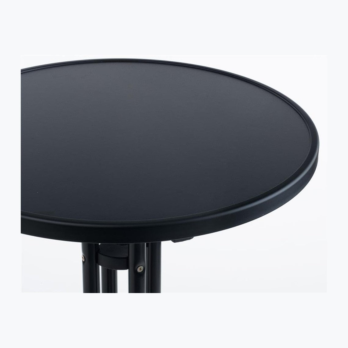 Displays2go Round Black Highboy Cocktail Pub Table, 31.5 Inch