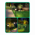 EDISHINE 3W 120LM LED Pathway Lights & 3.2W 240LM Spotlights Kit