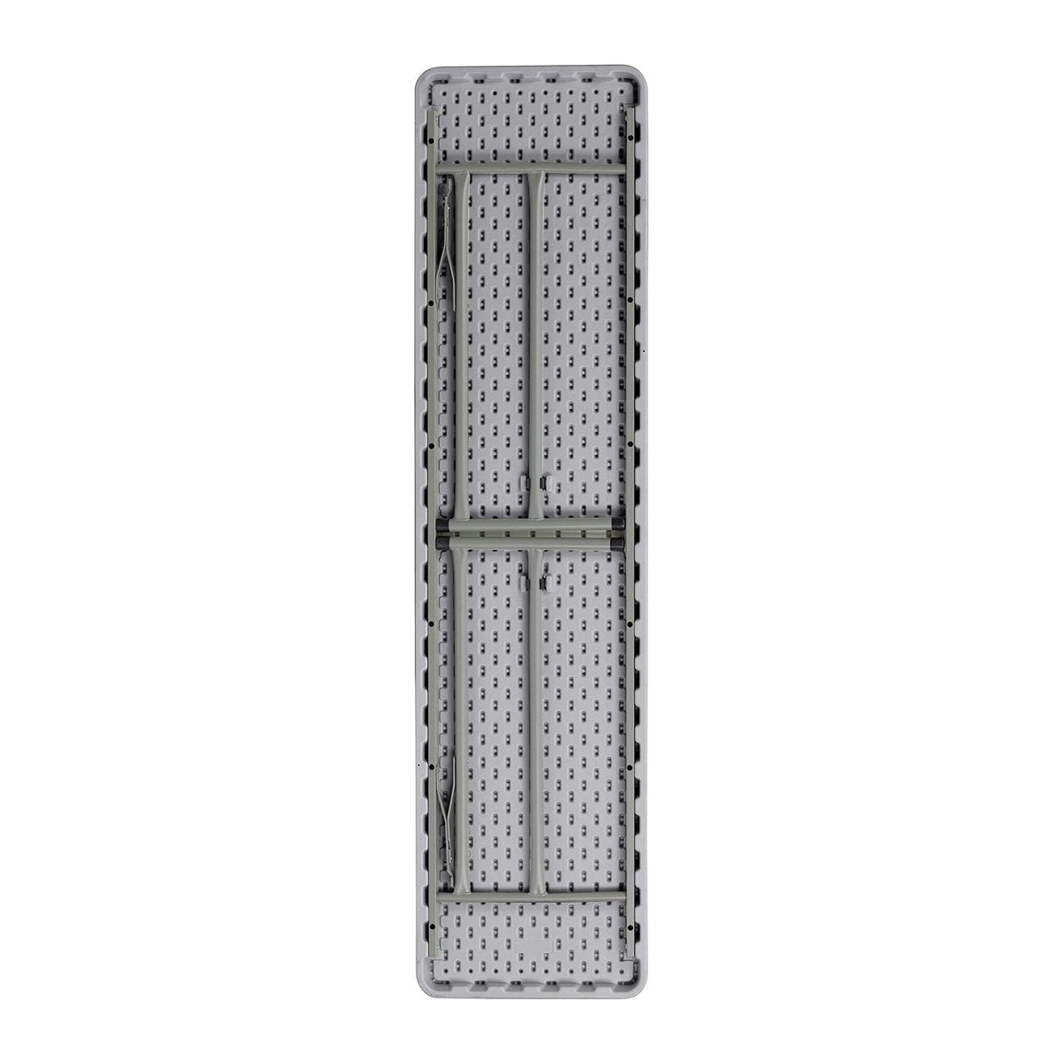 EMMA + OLIVER 6-Foot White Plastic Folding Table