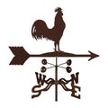 EZ Vane Steel Rooster Weathervane with Wind Cups — Roof Mount