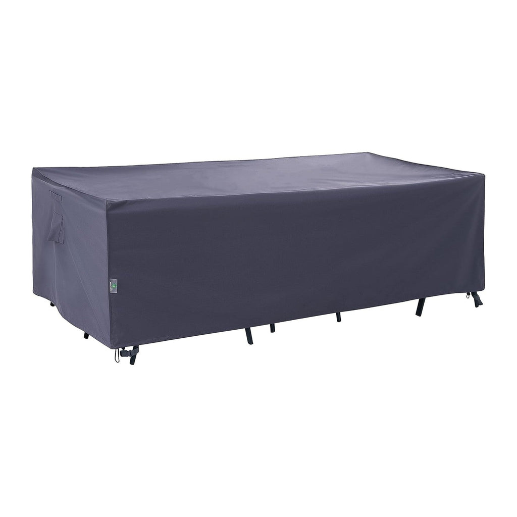 F&J Outdoors Large Patio Furniture Covers, Grey, 126"W x 83"D x 27.5"H