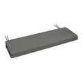 Favoyard Waterproof Outdoor Bench Cushion Dark Grey 59 x 16 Inch