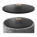 G GOOD GAIN Firepit Lid Round 30 Inch,Rust Resistant Fire Pit Lid Cover