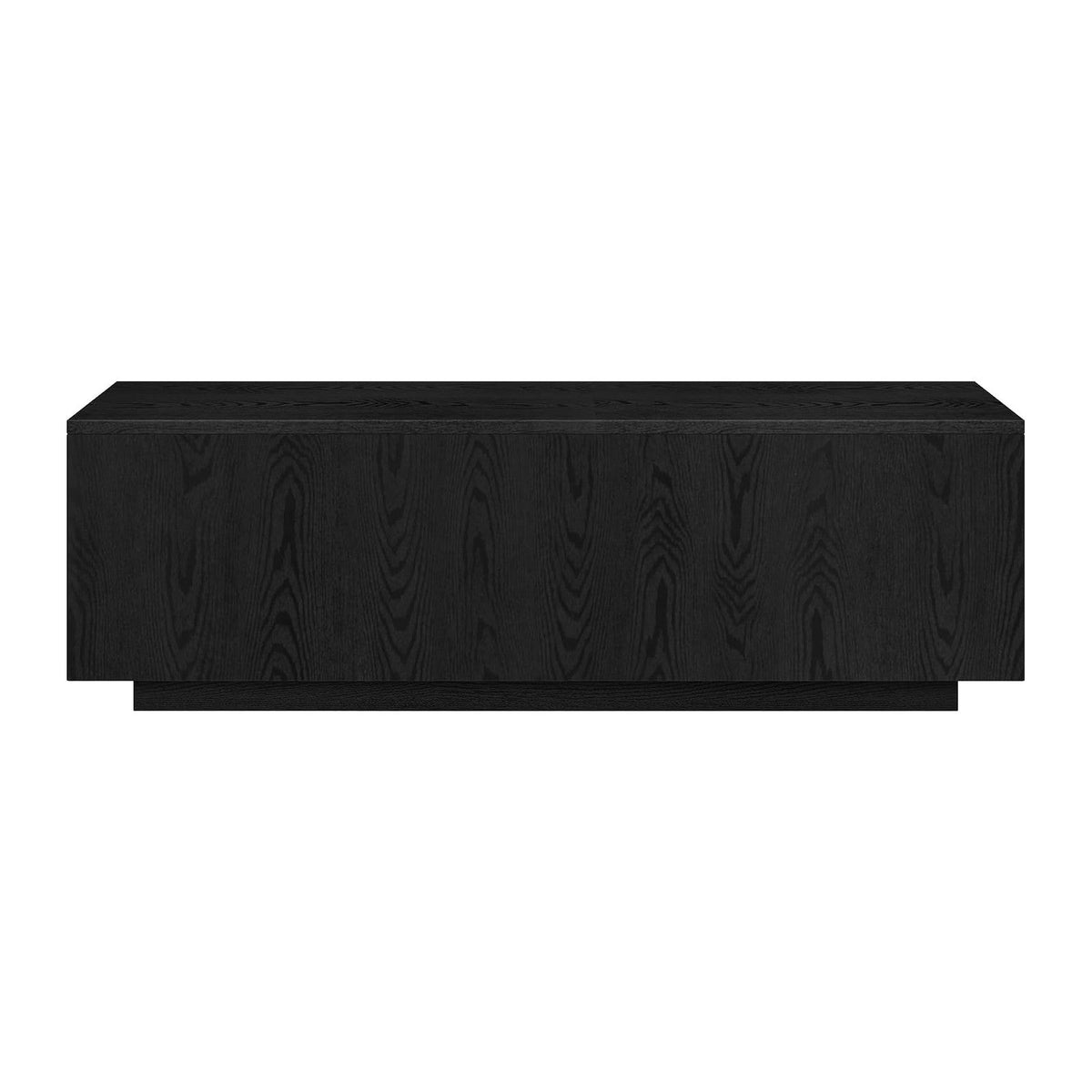 Henn&Hart 48" Modern Coffee Table, Natural Black