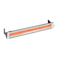 Infratech WD-6024 BL Stainless Steel Fixture Dual Element Electric Patio Heater 61.25" Long, 6000 Watt, 240 Volts, Black Finish