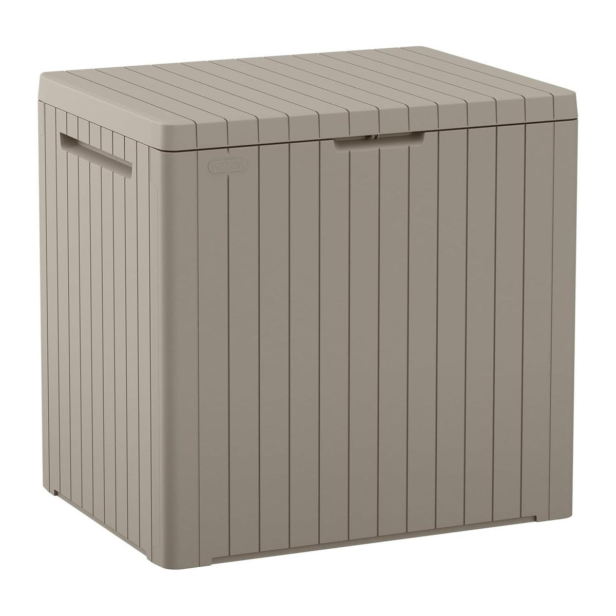 Keter City 30 Gal Outdoor Storage Box and Patio Side Table