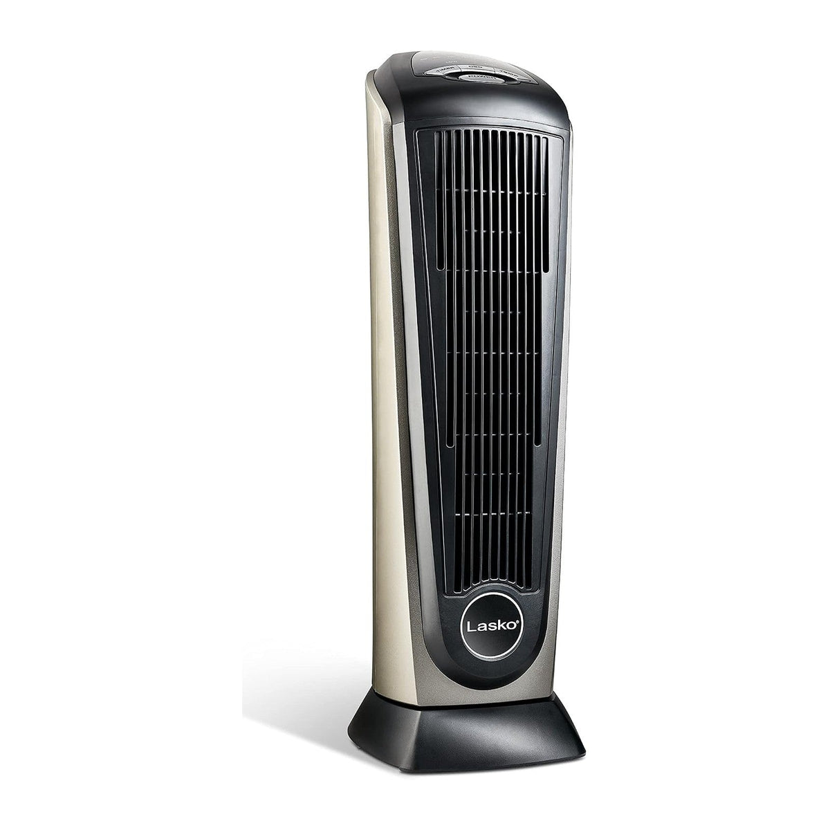 Lasko 1500W Ceramic Tower Space Heater with Remote, Thermostat, Timer & Widespread Oscillation, Portable Electric Heater for Indoor Use, Bedroom & Living Room, 751320