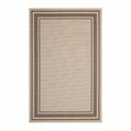 Modway Rim Solid Border 8x10 Indoor and Outdoor In Light and Dark Beige