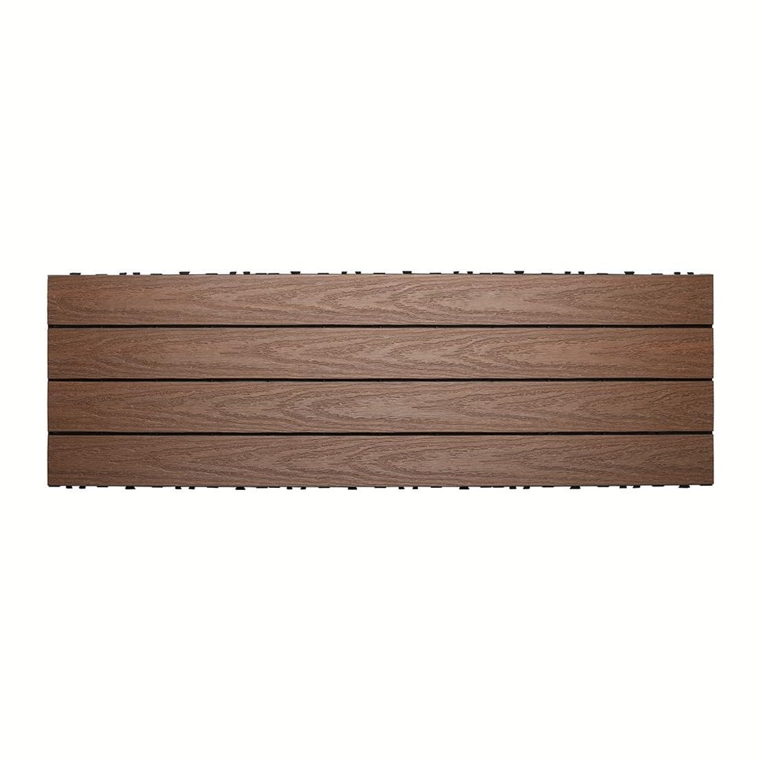 NewTechWood UltraShield Naturale 1 ft. x 3 ft. Quick Deck Outdoor Composite Deck Tile in Brazilian Ipe (15 sq. ft. Per Box)