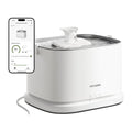 PETLIBRO Upgrade Cat Water Fountain Stainless Steel Tray, Dockstream 2 Cat Fountain Indoor, 3L/101oz Auto Cat Fountains for Drinking, App Monitoring Pet Water Fountain Dog, 5G WiFi Cat Water Dispenser