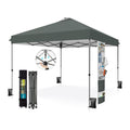 PHI VILLA 10x10 Pop up Canopy Tent, One Push Easy Set Instant Shade Tents