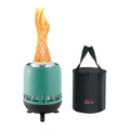 Portable Smokeless Fire Pit, 9.5” Stainless Steel Camp Stove, Blue FP055