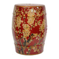 Red Lantern Sakura Blossom Garden Stool