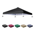SCOCANOPY Replacement Top with Air Vent for 12x12 Canopy Frame, Canopy Cover ONLY, (Black)