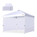 SCOCANOPY Sidewalls for 10x10 Canopy Frame, 3 Pack SunWalls Only,White