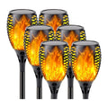 Solar Torch Lights with Flickering Flame Larger Size Solar Flame Lights