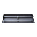 Stanbroil 14.5 Inch Gas Fireplace Dual Burner Pan Kit, Black Steel