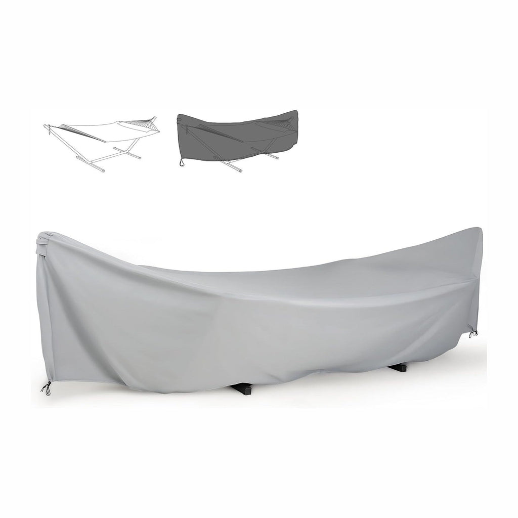 SUNCREAT Hammock Cover, Water-Resistant Polyester Hammock Stand Cover for 11-12ft Stand, Gray