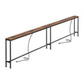 SUPERJARE 110.2 Inch Sofa Table with 2 Power Outlets and USB-C Port
