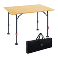 TIMBER RIDGE Bamboo Folding Camping Table, Portable RV Picnic Table