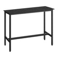 VASAGLE Bar Table, Narrow Long, High Top Pub Table, Steel Frame