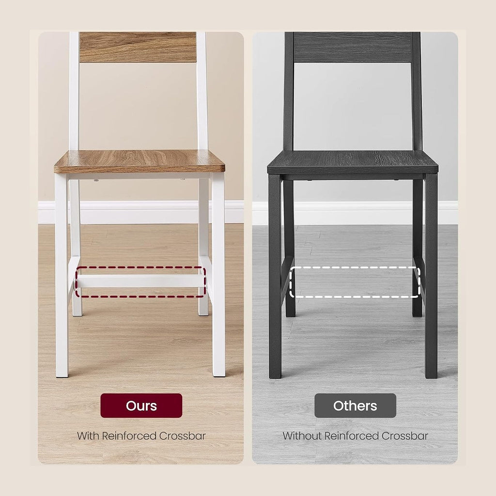 VASAGLE Dining Chair Set of 2, Kitchen Chairs