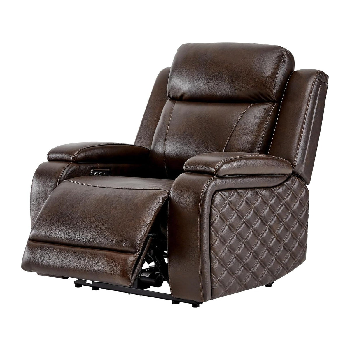 Watson & Whitely Zero Gravity Power Recliner Chair for Adults, Dark Brown