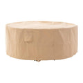 WJ-X3 Round Patio Furniture Cover, 84" D x 31" H, Beige