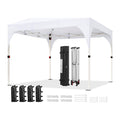 Yaheetech 10x10 Pop Up Canopy Tent for Outdoor Events, White