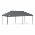 YOLI Fortitude EasyLift 200 Instant Pop-Up Canopy, 10x20 Heavy Duty Pavilion with EasyLift Tech & Heat Reflective Top – Gray